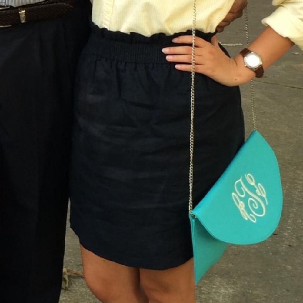 J. Crew paper bag skirt